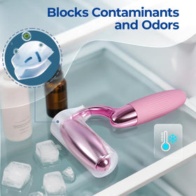 MORGLES Ice Roller with detachable cover for travel and storage