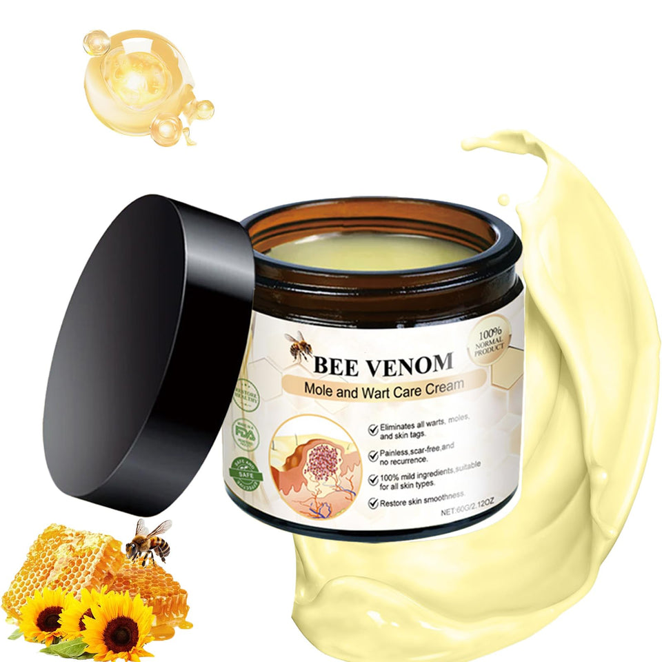 MORKORIA Bee Venom Cream tube close-up showing smooth, ready-to-use texture.