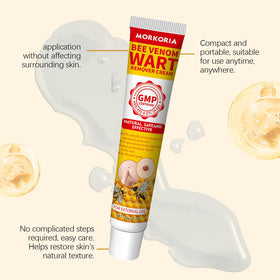 MORKORIA Two-piece wart remover pack ready for complete home treatment.