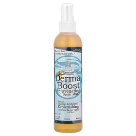 Morningstar Minerals Derma Boost spray bottle delivering nourishing mist for skin and hair