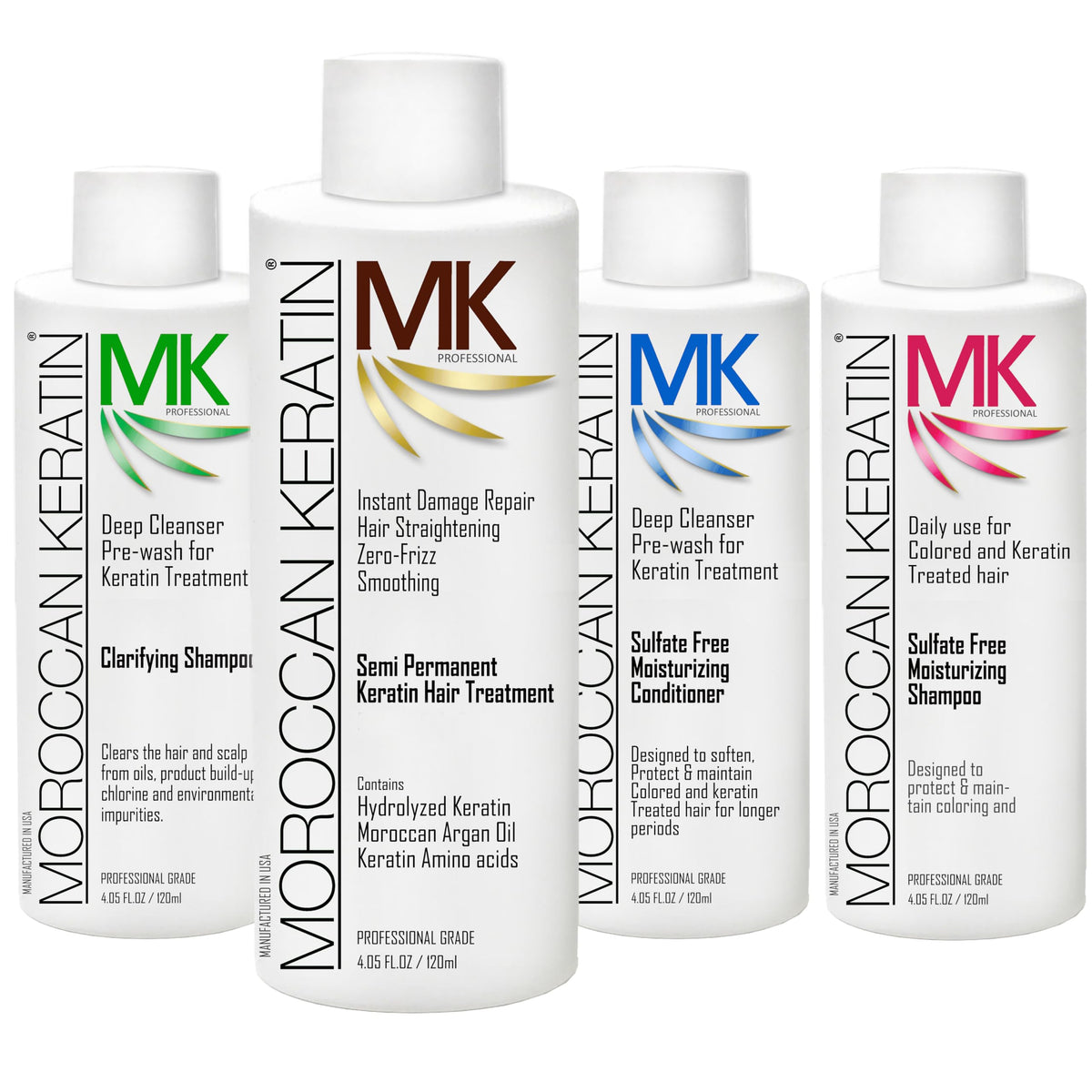 Moroccan Keratin bottle for straightening, smooth results