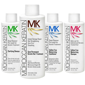 Moroccan Keratin bottle for straightening, smooth results