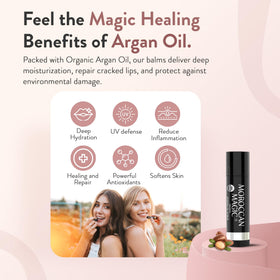 Moroccan Magic Coconut Almond SPF15 lip balm hydration with SPF