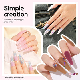 Morovan nail art brush and files for precise shaping