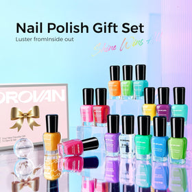 Morovan base and top coat 2-in-1 for easy shine and protection.