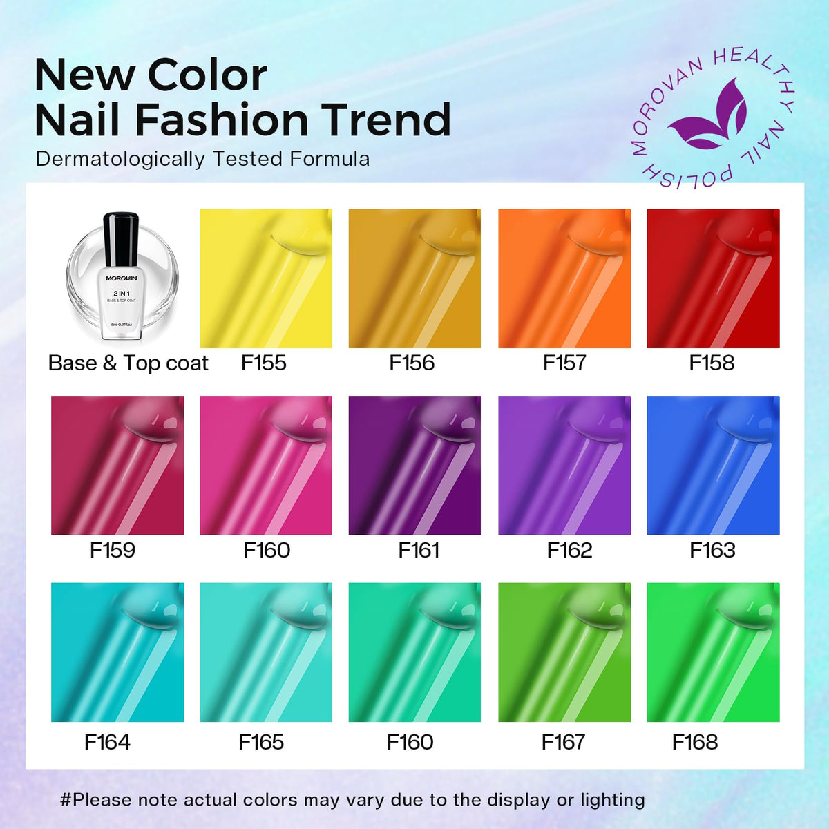 Morovan mirror-finish polish for a sleek, shiny look.