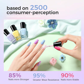 Morovan pastel nail set collection spread emphasizes versatile spring to summer color stories