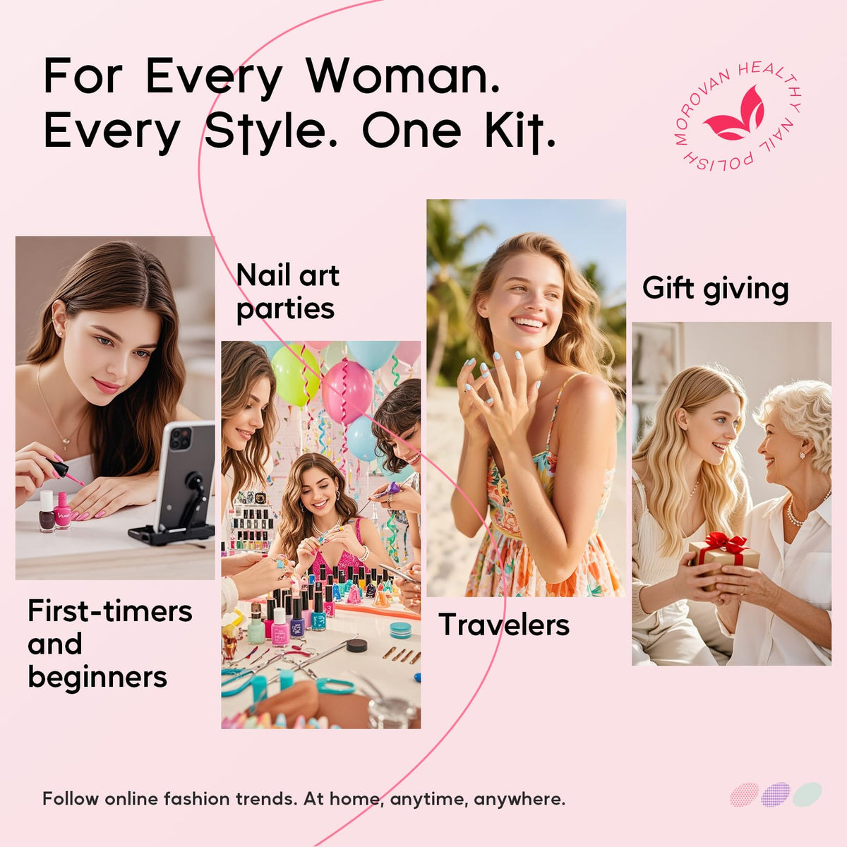 Morovan poly gel kit gift packaging ready for gifting