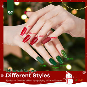 Morovan white nail polish creates a clean base for winter looks.