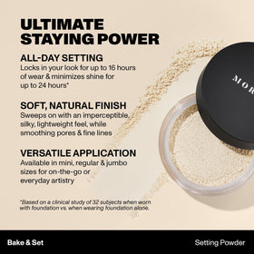 MORPHE Bake & Set baking with puff for extended setting