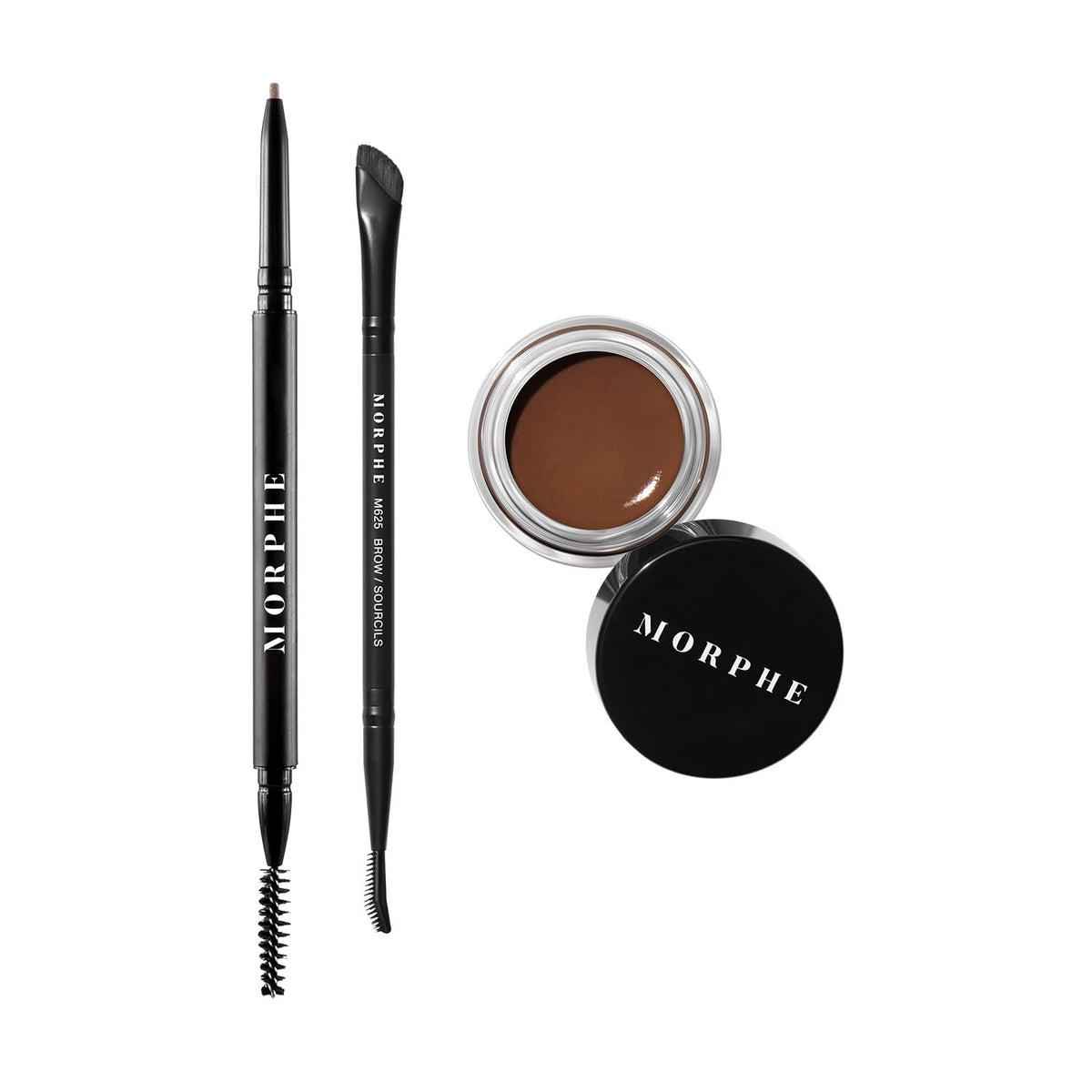 MORPHE High Archiever Latte micro brow pencil for precise, natural strokes.