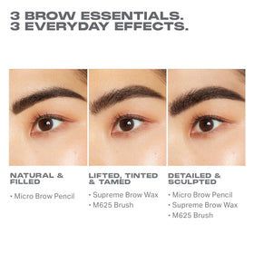 MORPHE High Archiever brow kit M625 brush close-up for precise shaping