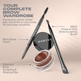MORPHE High Archiever brow kit soft natural brows on model