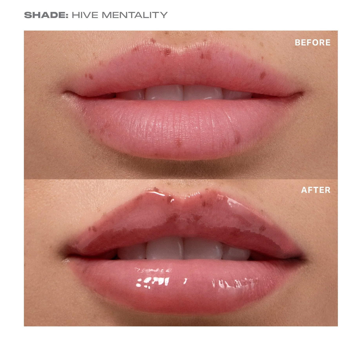MORPHE lip oil’s chili extract delivers a gentle tingle for plump look.