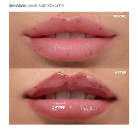 MORPHE lip oil’s chili extract delivers a gentle tingle for plump look.