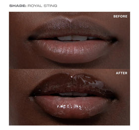 MORPHE Hot Honeys lip oil with Manuka honey for hydration.