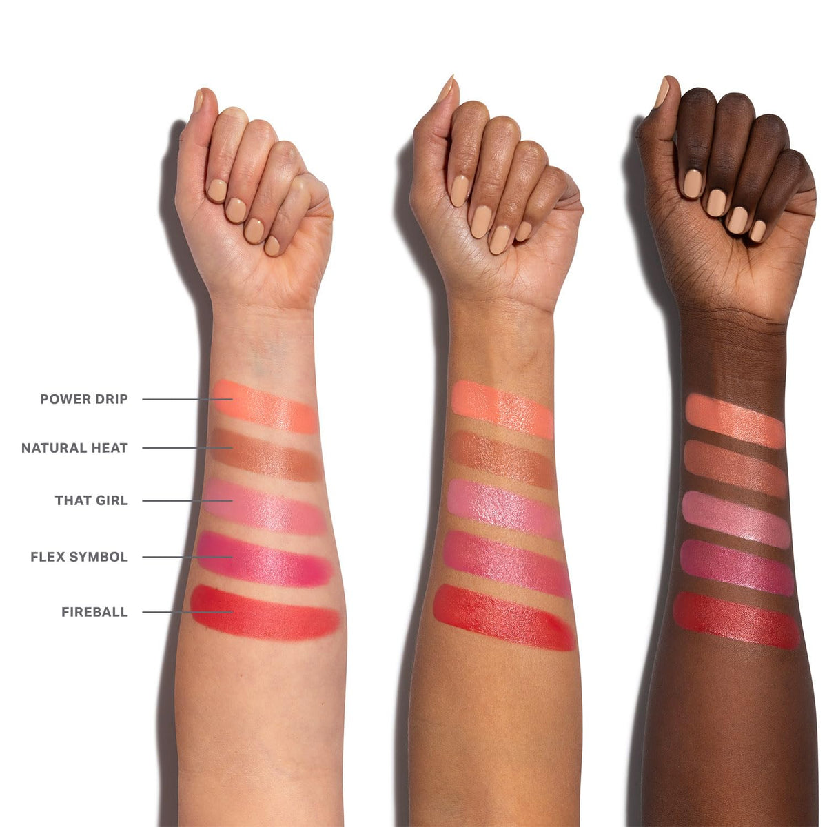 Morphe Hot Shot Blush Drops brush application for seamless color