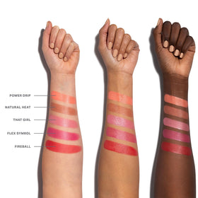 Morphe Hot Shot Blush Drops brush application for seamless color
