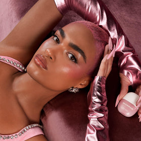 Morphe Hot Shot Blush Drops six-shades collection on display