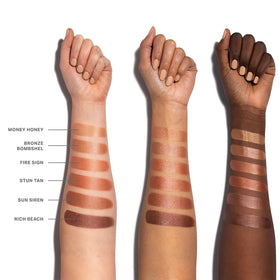 Morphe Hot Shot Sun Bronzing Drops mixed with foundation for a seamless bronze