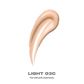 MORPHE Lightform Dewy Foundation pump enables easy, controlled application.