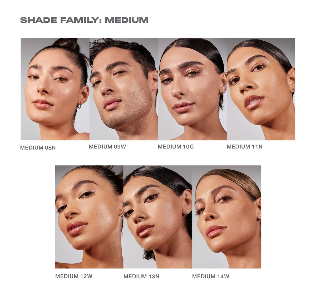 Lightform finish shows a natural radiant look on skin