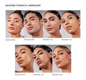 Lightform finish shows a natural radiant look on skin