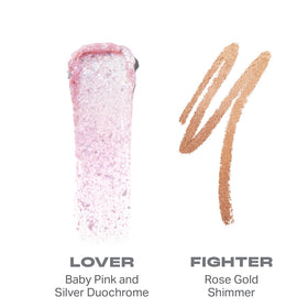 Morphe Mixed Signals chrome liquid flakes add prismatic, high-shine payoff.