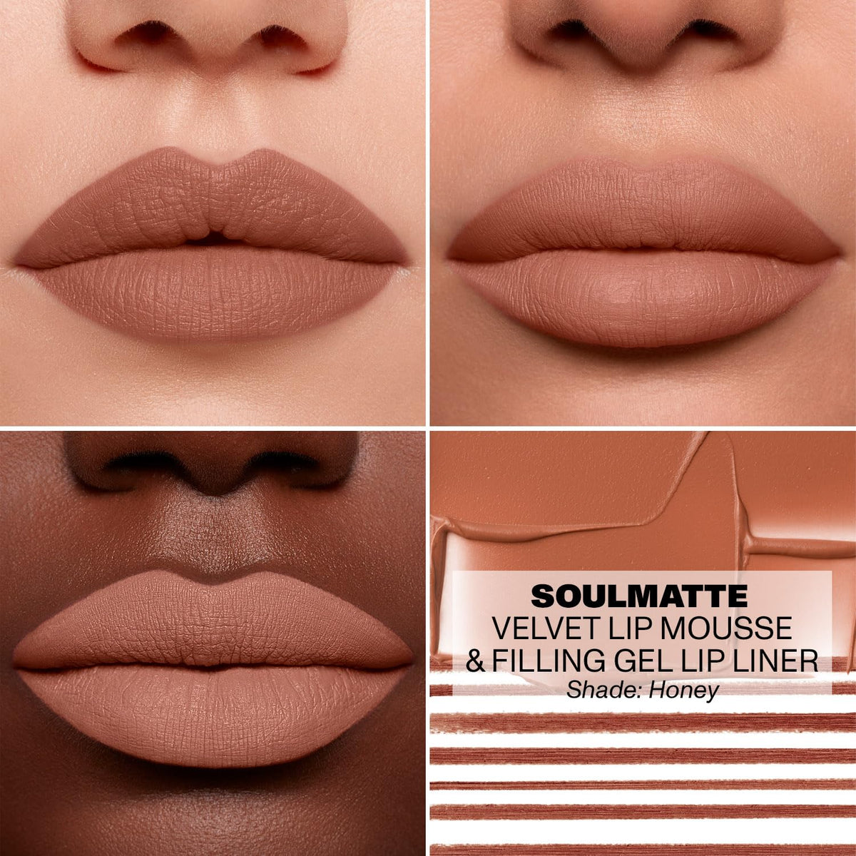 Morphe Soulmatte precise applicator ensures clean, even lip color.