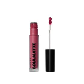 MORPHE Soulmatte Velvet Lip Mousse Bella in bold color with Vitamin E hydration.
