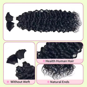 Morpure dyeable natural black braiding hair ready for coloring