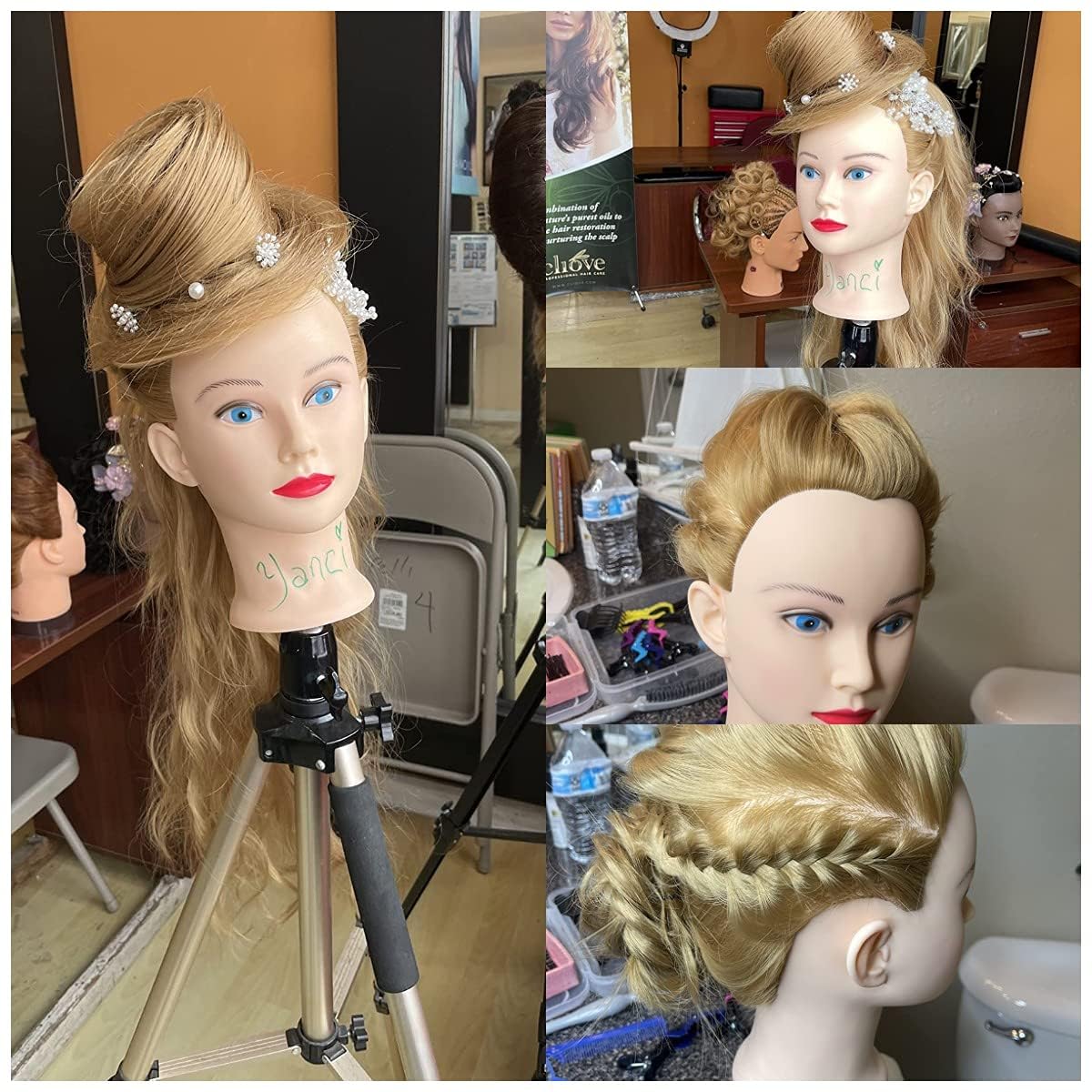 MORRIS pre-washed, easy-maintenance hair for quick training ready to use.