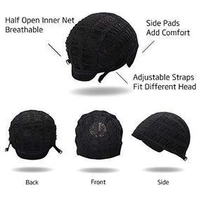 Morvally adjustable cap straps ensure secure fit for head sizes.