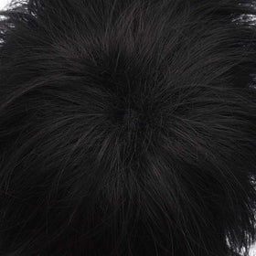 Morvally Short Messy Black Wig care steps while washing.