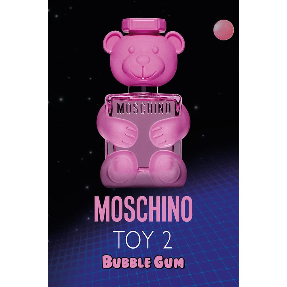 Moschino Bubble Gum EDT woods and musk base, adds warmth and sophistication