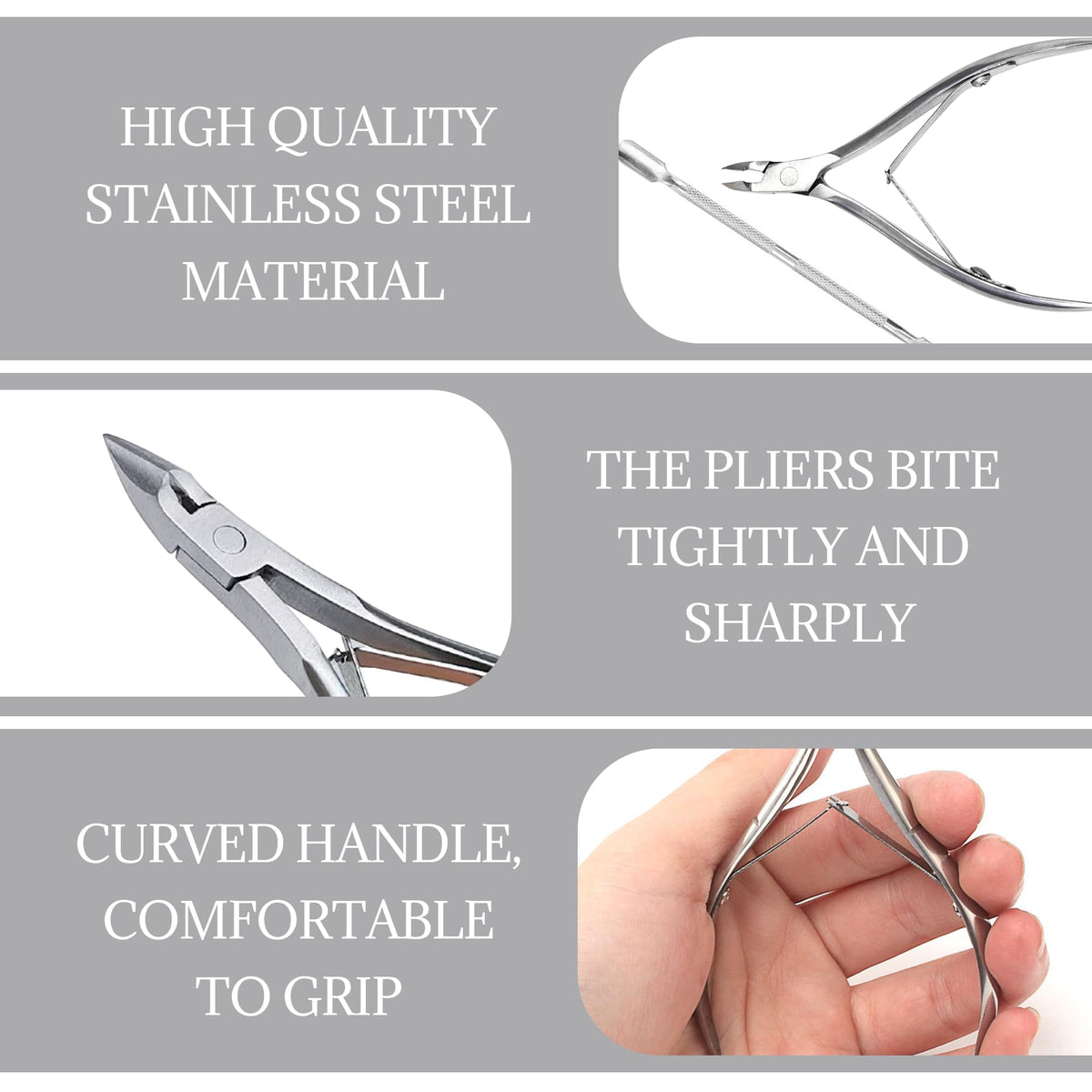 MOSIOBERDAVIAN dual-spring cuticle nippers for smooth cutting