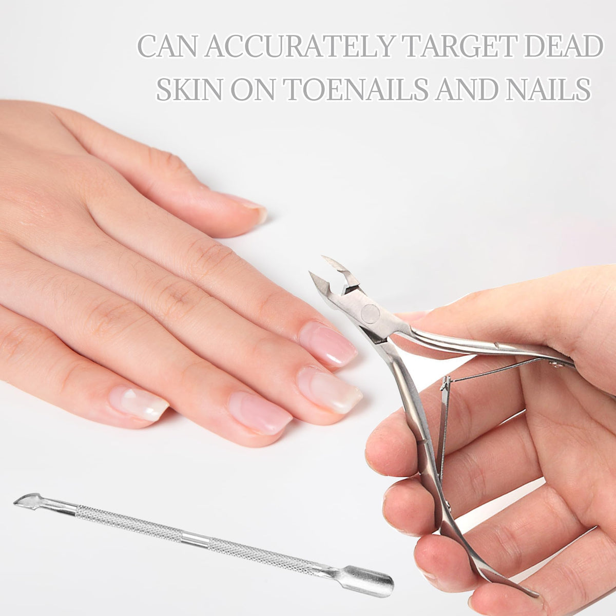 MOSIOBERDAVIAN ergonomic cuticle tool with curved handles reduces fatigue