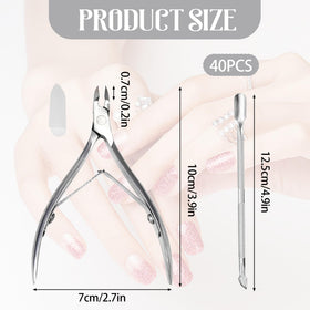 MOSIOBERDAVIAN stainless steel cuticle nippers with precision edge