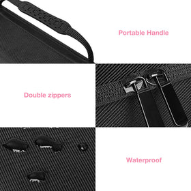 Full opening with double zippers provides easy access to the Revlon One-Step