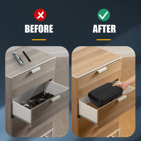 MOSLA compact accessories container keeps items organized and ready