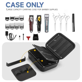 MOSLA hair clipper organizer with mesh pocket and dividers keeps accessories secure