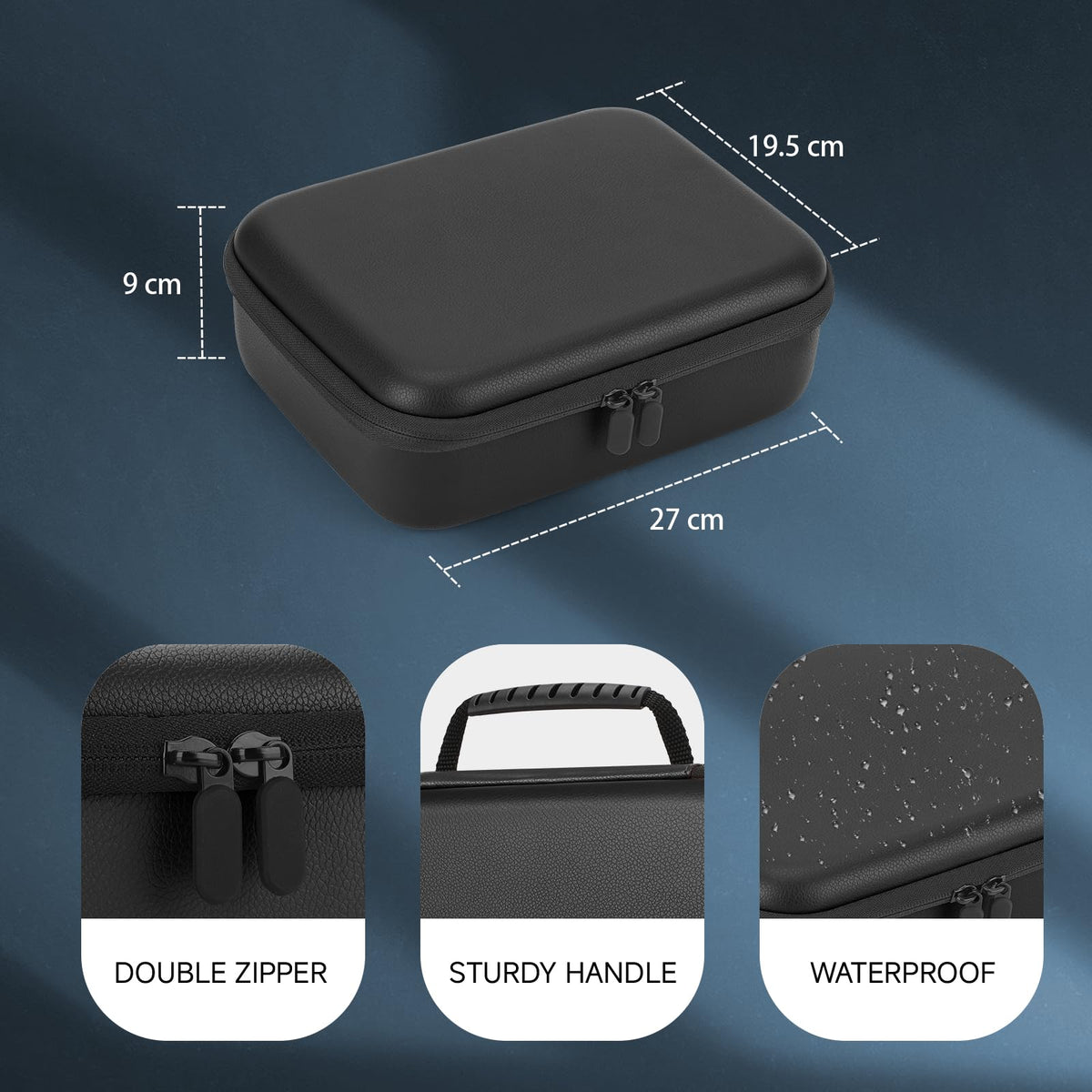 MOSLA travel-friendly barber bag fits in backpack or suitcase