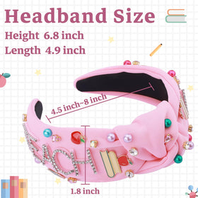 MOSOTECH headband with pencil charms for a playful teaching accessory.