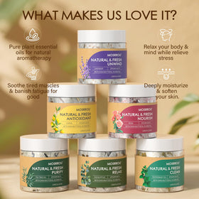 MOSRROU Epsom salts eucalyptus soak to soothe muscles and promote calm