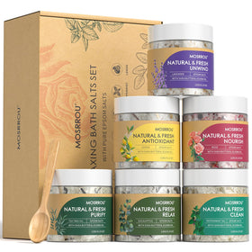 MOSRROU Epsom salts lavender soak for stress relief and relaxation