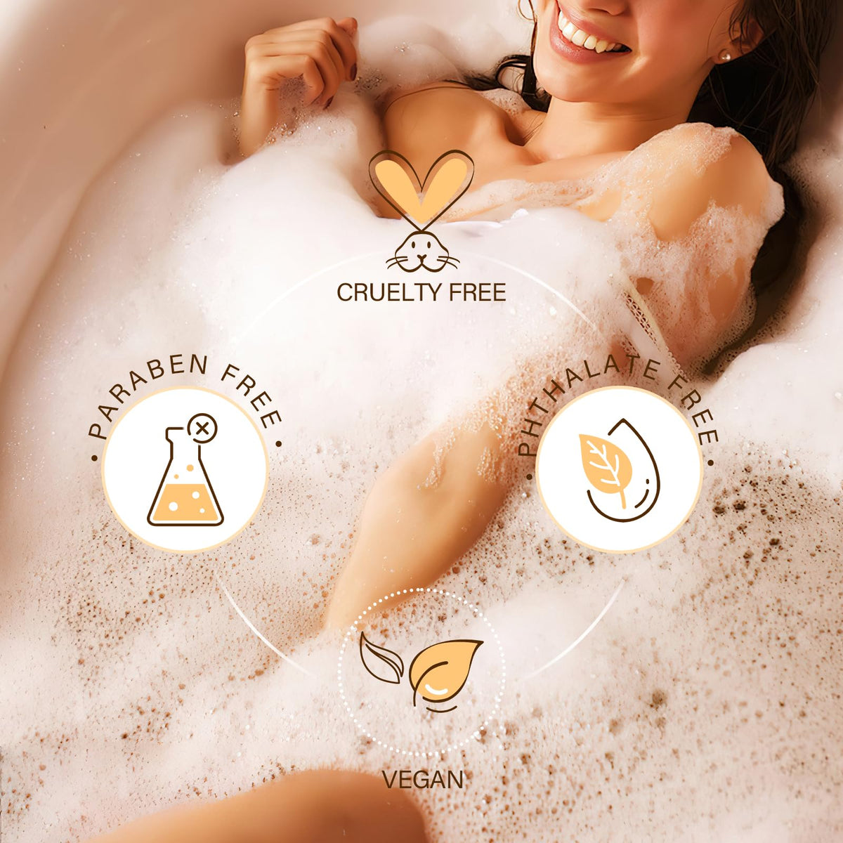 MOSRROU Epsom salts peppermint soak cleanses and cools the skin