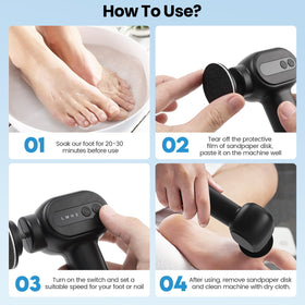 Mosthink compact packaging highlights portability for home pedicure sessions