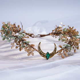 MOSTORY handmade crown features a ribbon-back and adjustable fit for comfort.