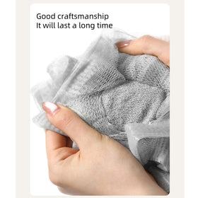 MOSYFEIBI soft loofah-washcloth provides gentle cleansing and skin smoothing