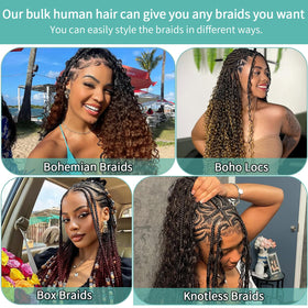 MOTFIN boho knotless braid pack ready for versatile crochet styles.